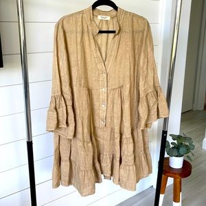 Linen boho dress by Chocolate Preppy